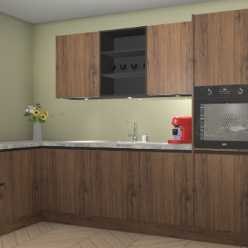 Noten greeploze keuken Gotenburg 114472