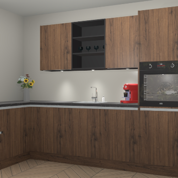 Noten greeploze keuken Gotenburg 114498