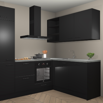 Zwarte keuken Krakau 114583