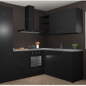 Zwarte keuken Krakau 114588