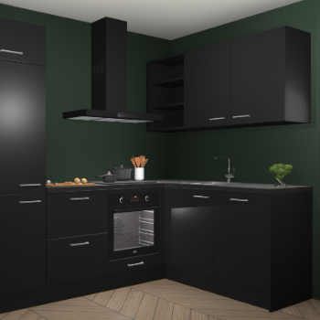 Zwarte keuken Krakau 114574