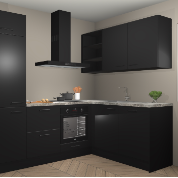 Zwarte keuken Krakau 114585