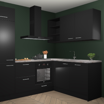 Zwarte keuken Krakau 114576