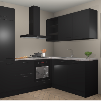 Zwarte keuken Krakau 114586