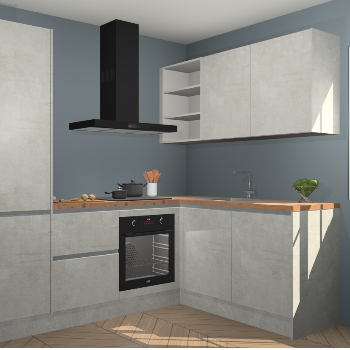 Beton Opal greeploze keuken Krakau 113969