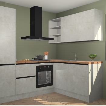 Beton Opal greeploze keuken Krakau 113972