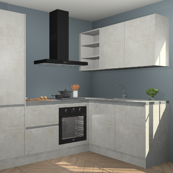 Beton Opal greeploze keuken Krakau 114201