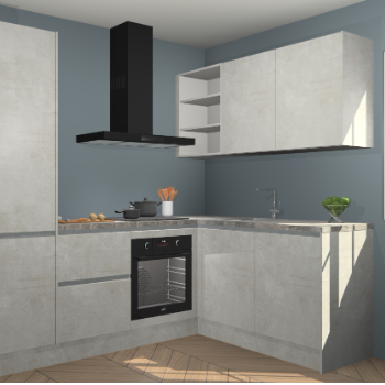 Beton Opal greeploze keuken Krakau 114203