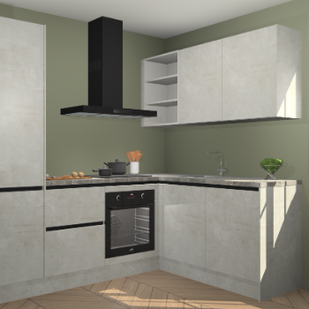 Beton Opal greeploze keuken Krakau 114218