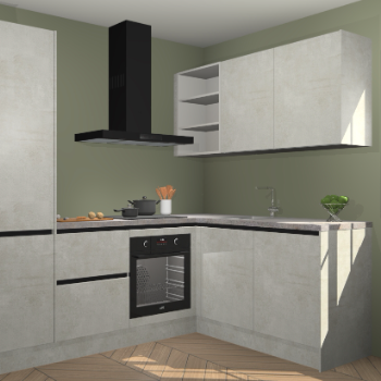 Beton Opal greeploze keuken Krakau 114219