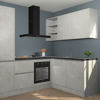 Beton Opal greeploze keuken Krakau 114205