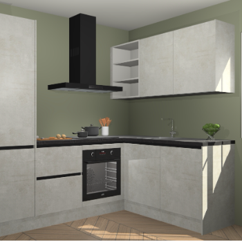 Beton Opal greeploze keuken Krakau 114220