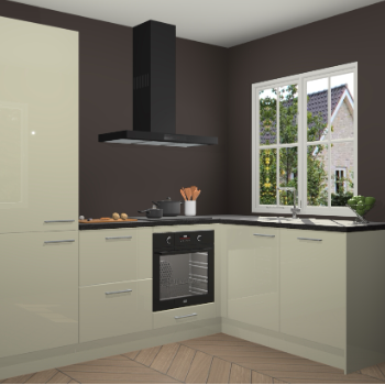 Magnolia hoogglans  keuken Linz 114667