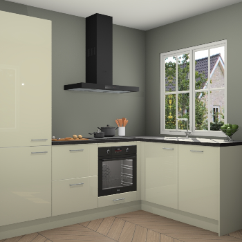 Magnolia hoogglans  keuken Linz 114668