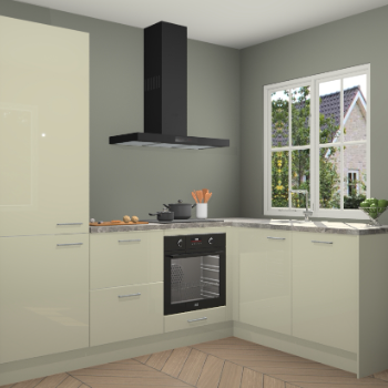 Magnolia hoogglans  keuken Linz 114674