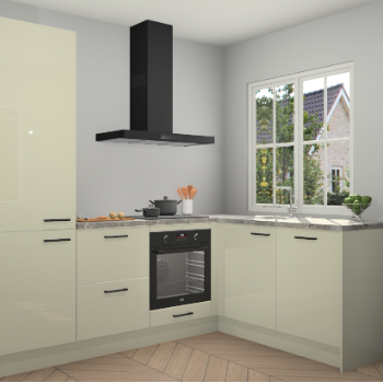 Magnolia hoogglans  keuken Linz 114676
