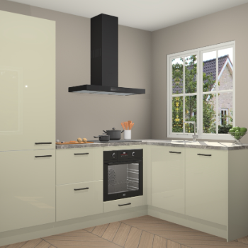 Magnolia hoogglans  keuken Linz 114677