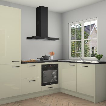 Magnolia hoogglans  keuken Linz 114688