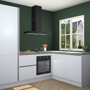 Sneeuwwitte greeploze keuken Linz 114768