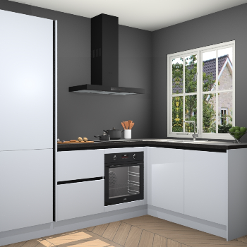 Sneeuwwitte greeploze keuken Linz 114777