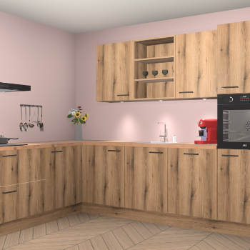 Goud Eiken keuken Gotenburg 114047