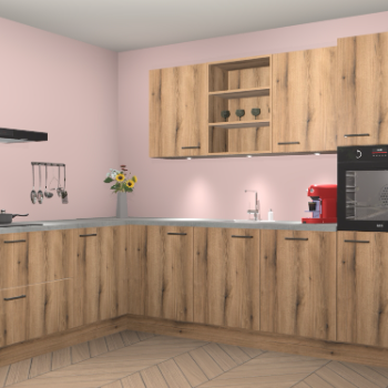 Goud Eiken keuken Gotenburg 114053