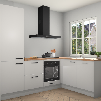 Zijdegrijze keuken Linz 114864