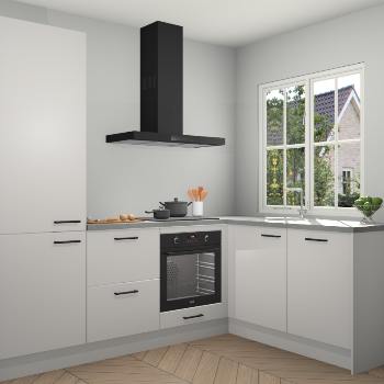 Zijdegrijze keuken Linz 114871