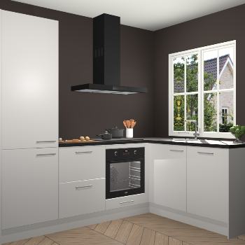 Zijdegrijze keuken Linz 114874