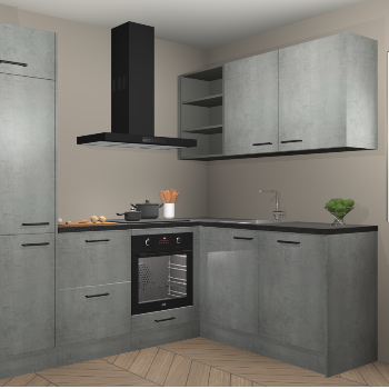 Beton Parelgrijs keuken Krakau 114644