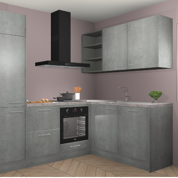 Beton Parelgrijs keuken Krakau 114628