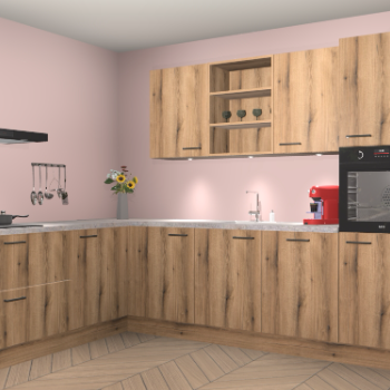 Goud Eiken keuken Gotenburg 114082