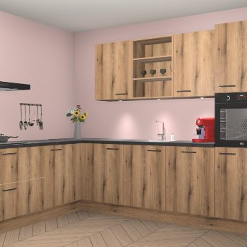 Goud Eiken keuken Gotenburg 114091