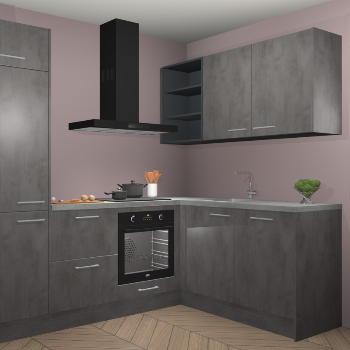 Beton Antraciet keuken Krakau 114825