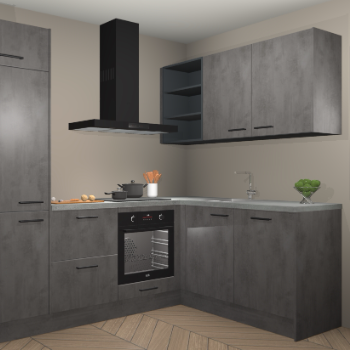 Beton Antraciet keuken Krakau 114843