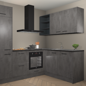 Beton Antraciet keuken Krakau 114844