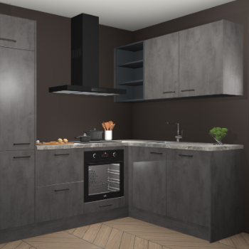 Beton Antraciet keuken Krakau 114851