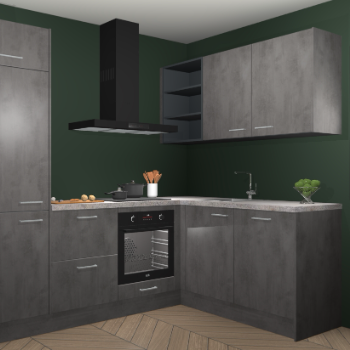 Beton Antraciet keuken Krakau 114834