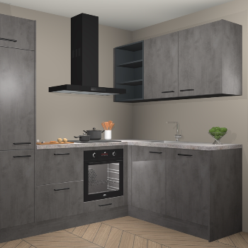 Beton Antraciet keuken Krakau 114846