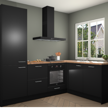 Zwarte keuken Linz 115048