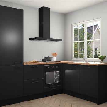 Zwarte keuken Linz 115050
