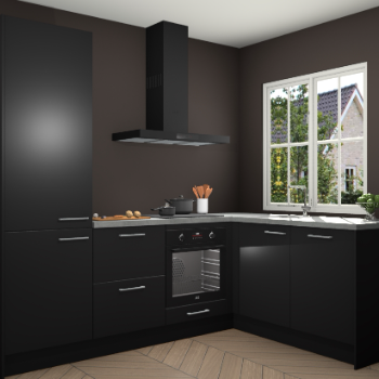 Zwarte keuken Linz 115099