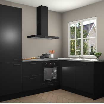 Zwarte keuken Linz 115103