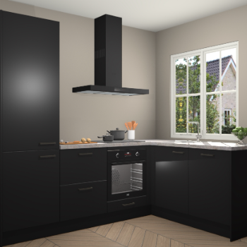 Zwarte keuken Linz 115121