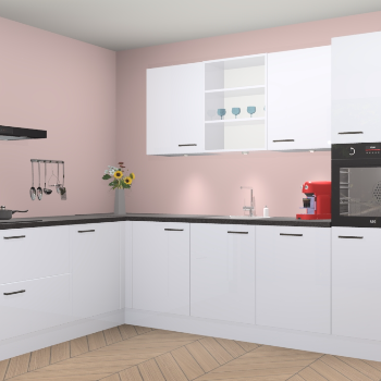 Sneeuwwitte hoogglans keuken Gotenburg 114910