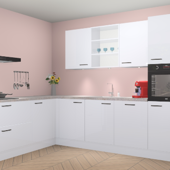 Sneeuwwitte hoogglans keuken Gotenburg 114937