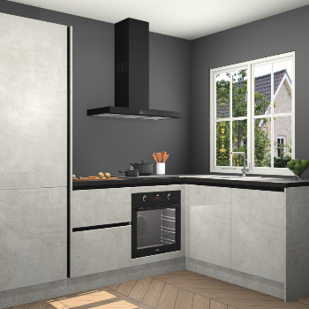 Beton Opal greeploze keuken Linz 115233