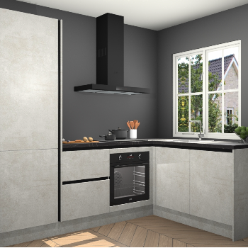 Beton Opal greeploze keuken Linz 115252