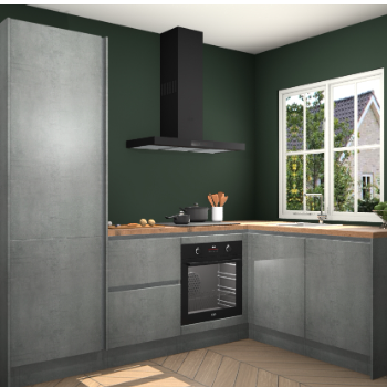 Beton Parelgrijs greeploze keuken Linz 115331