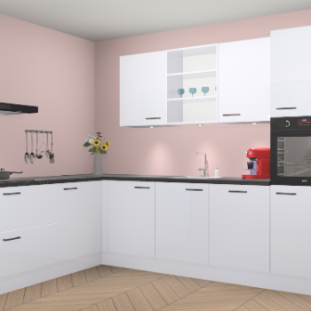 Sneeuwwitte hoogglans keuken Gotenburg 115464